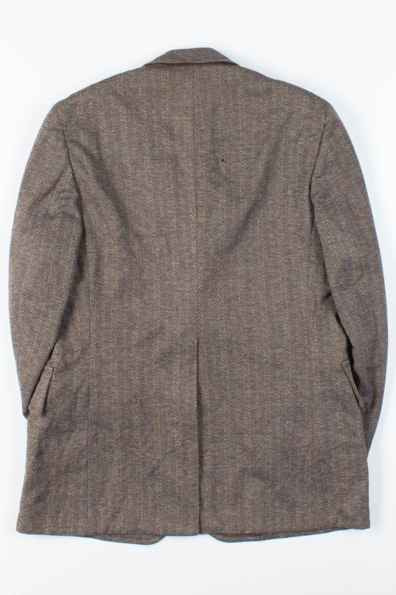 Brown Herringbone Vintage Blazer