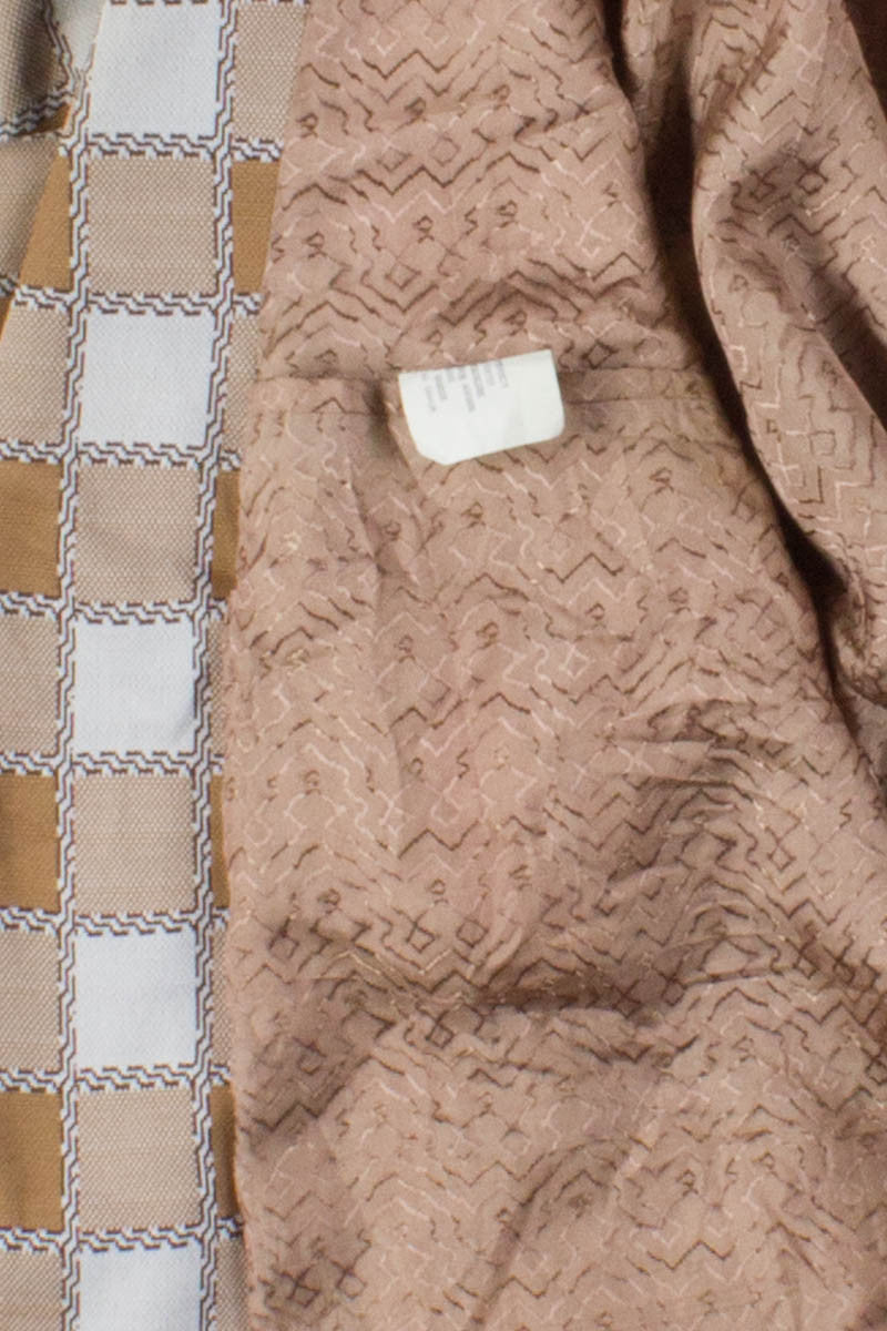 Brown Checkerboard Vintage Blazer