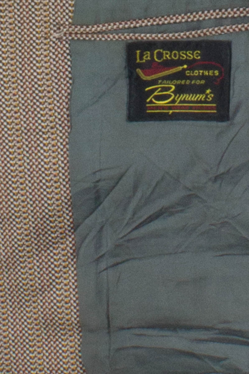 Brown Mini Pattern Vintage Blazer