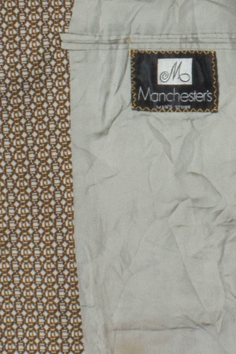 Brown Shapes Oversized Vintage Blazer