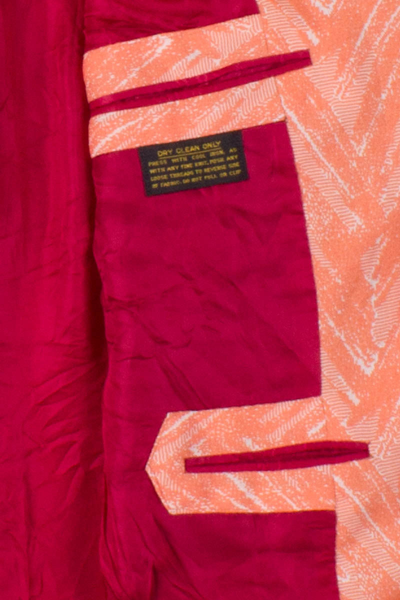 Patterned Flamingo Vintage Blazer