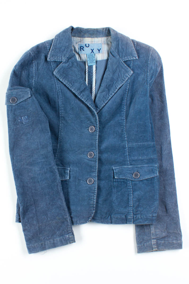 Blue Corduroy Blazer
