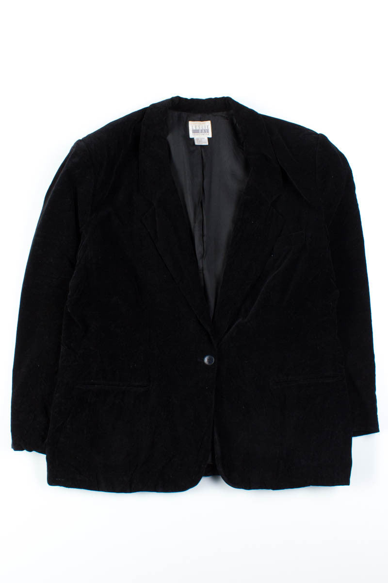 Black Velvet Blazer 1