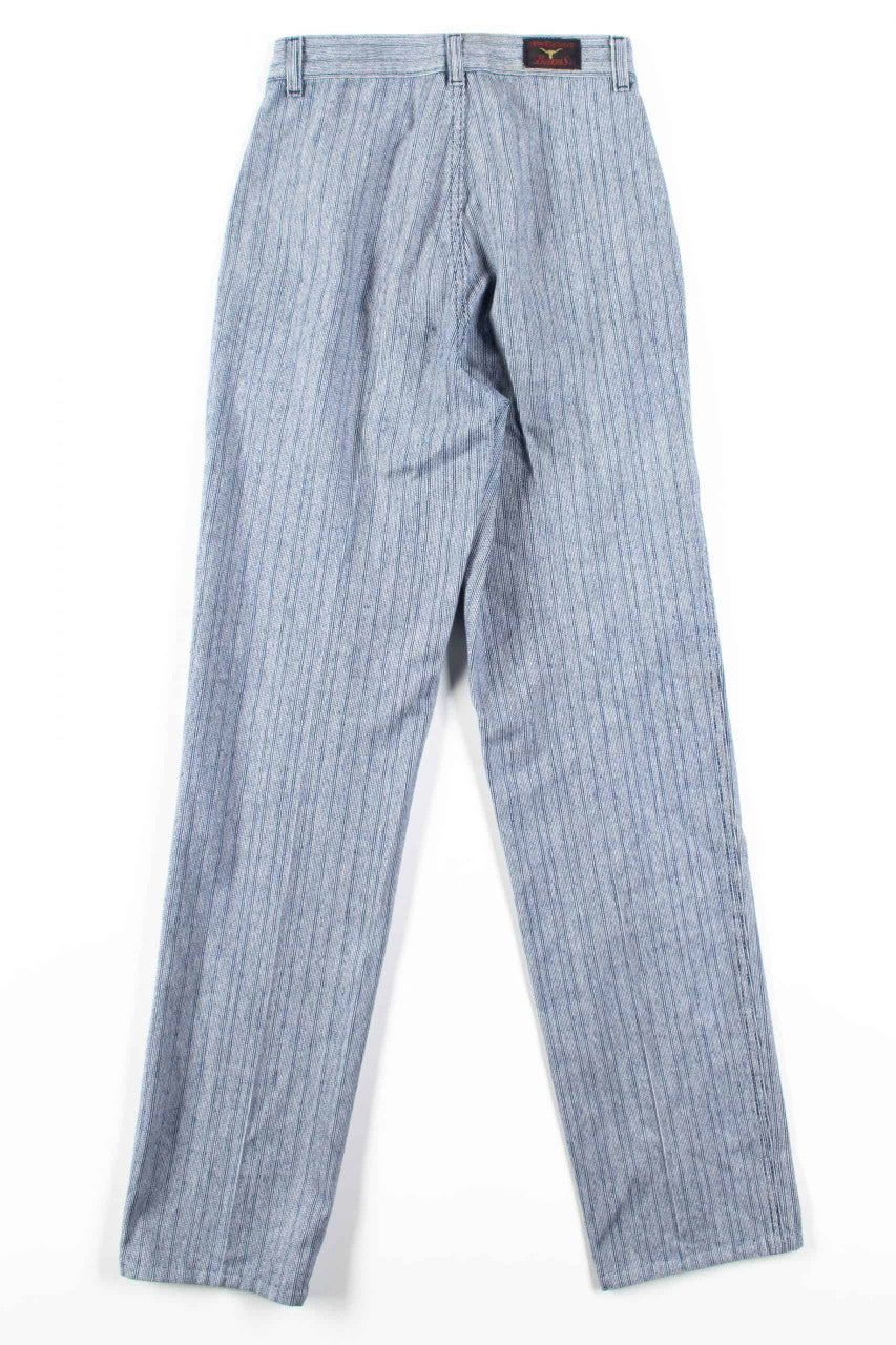 Blue Striped Double Button Pants (sz. 3)