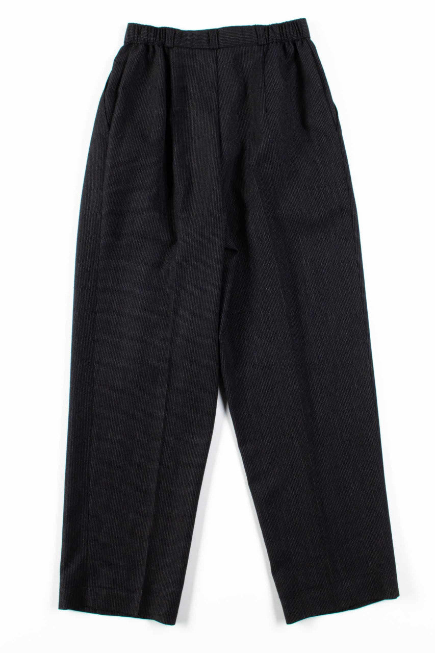 Black Striped Vintage High Waisted Pants (sz. 4P)