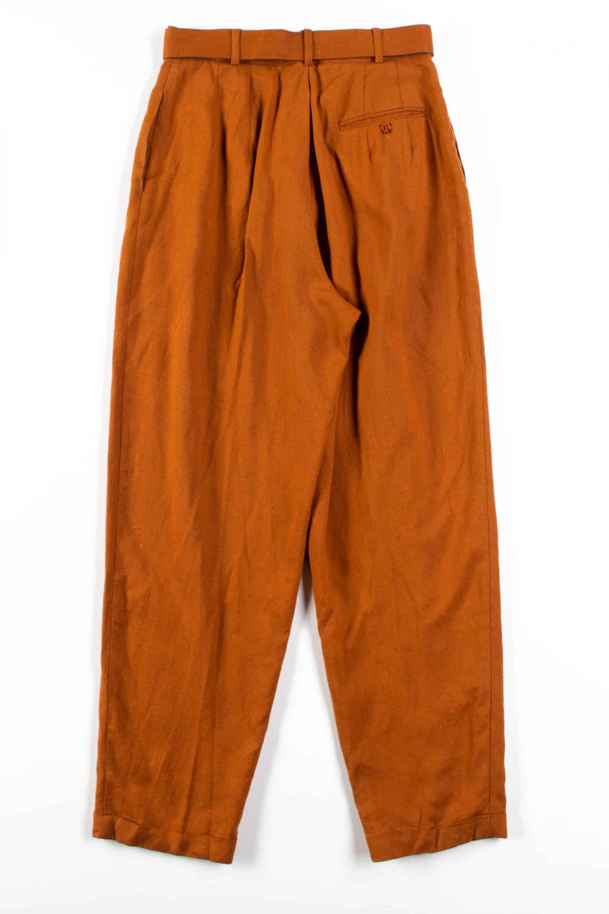 Belted Sienna Pleated Pants