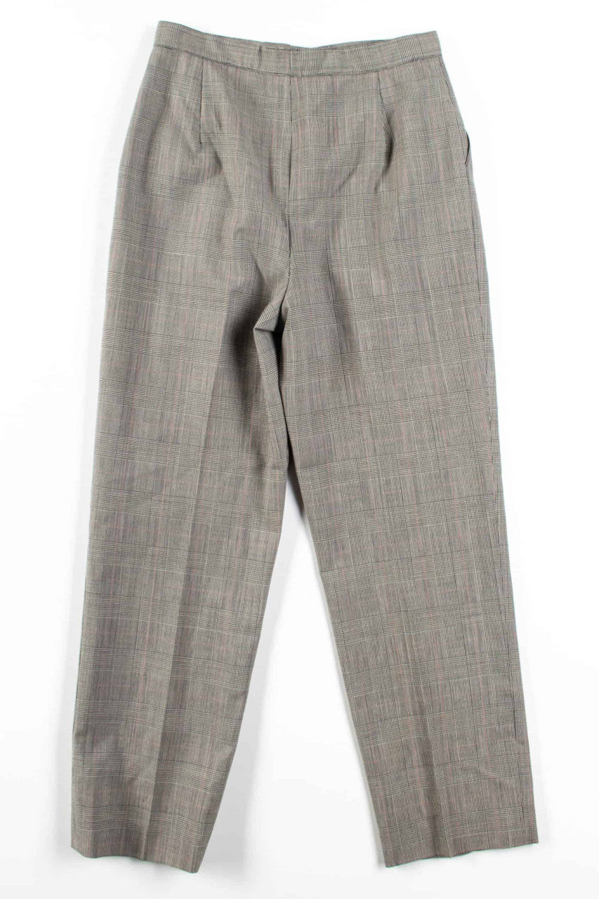 Grey Check Pants