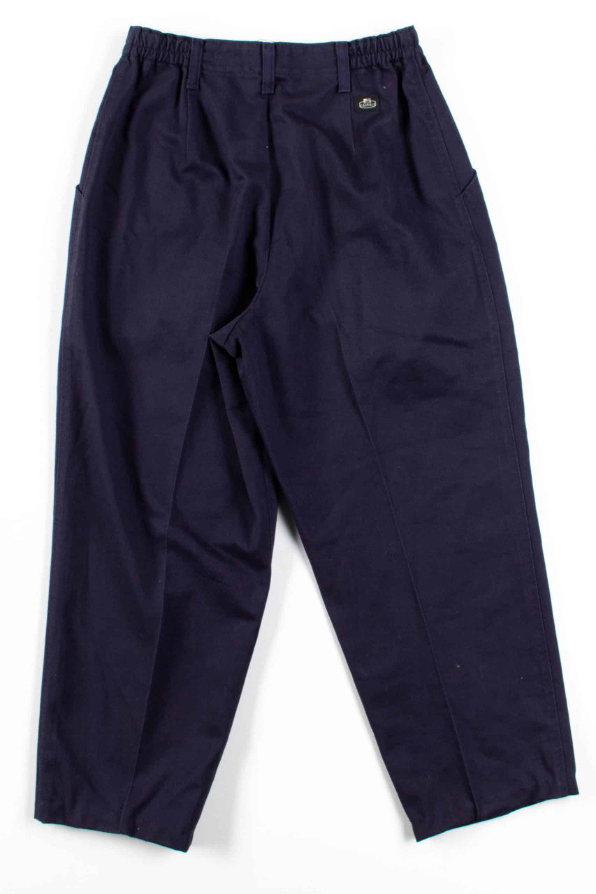 Navy Pleated Pants (sz. 6S)