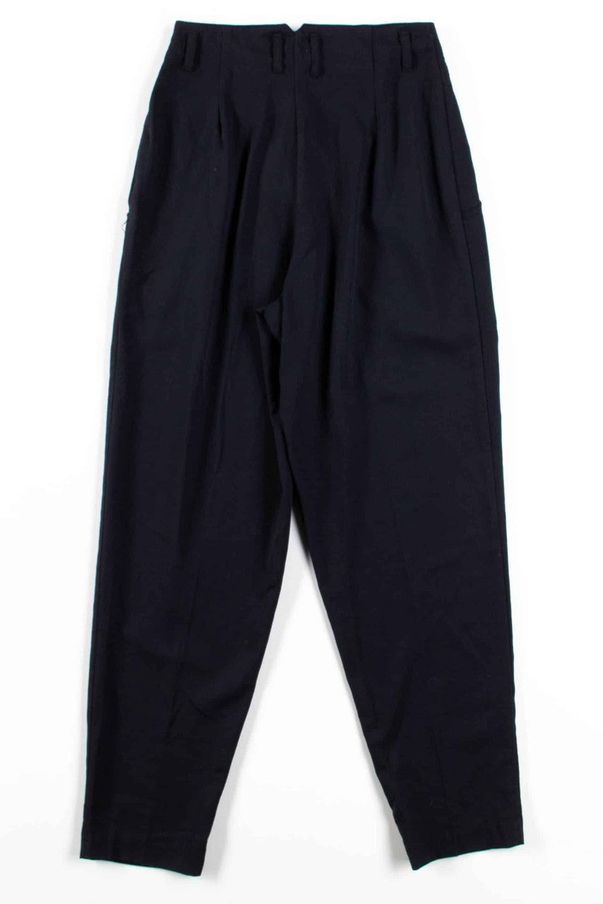 Black Pleated Pants