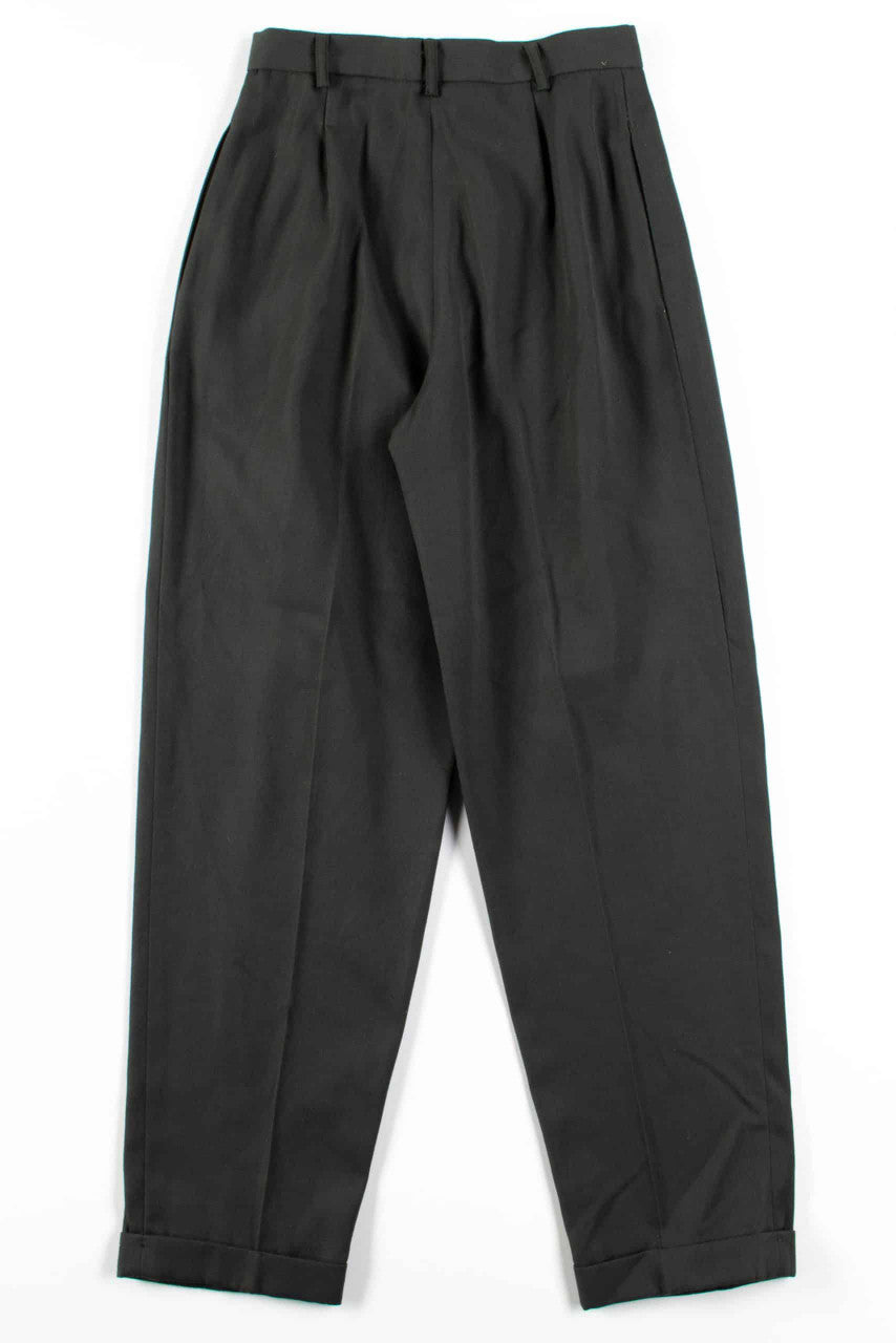 Olive Pleated Pants (sz. 9)