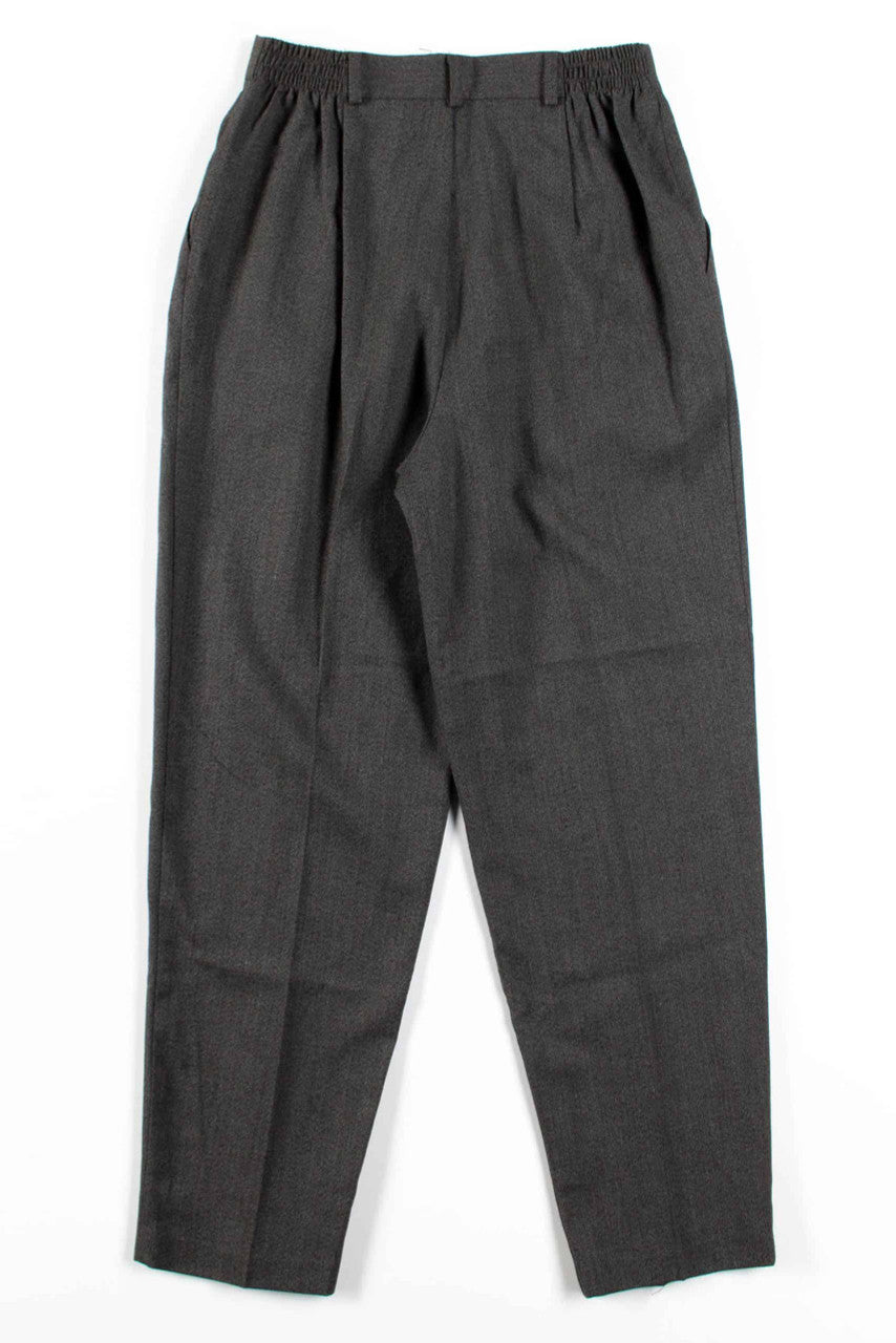 Grey Pleated Pants (sz. 10)