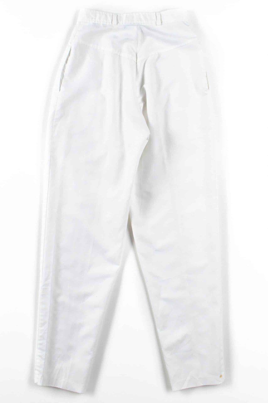 White High Waisted Pants (sz. 6)