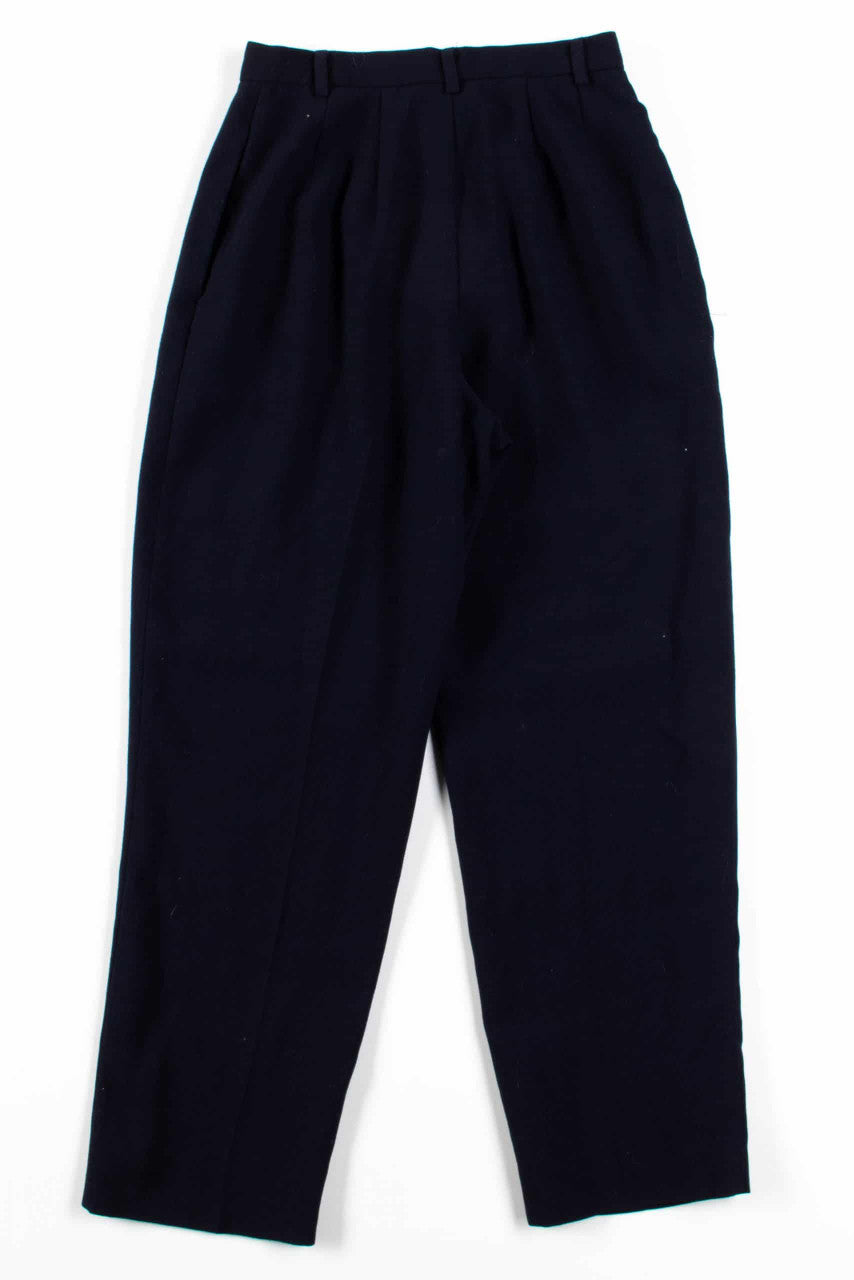 Black Pleated Pants (sz. 4)