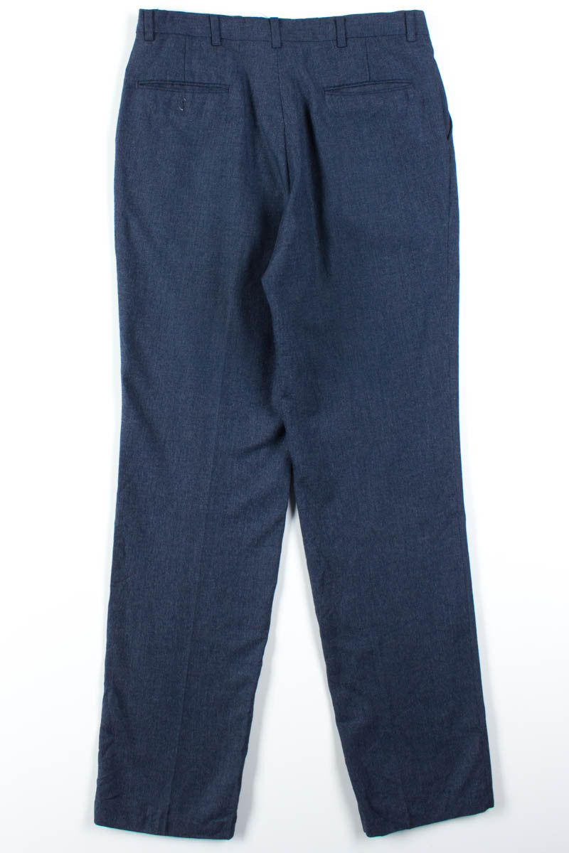 Blue Grey Pleated Vintage Pants