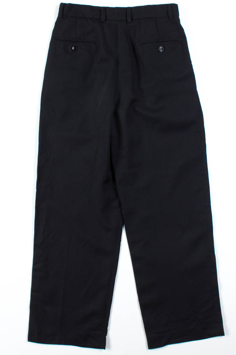 Black Pleated Vintage Pants