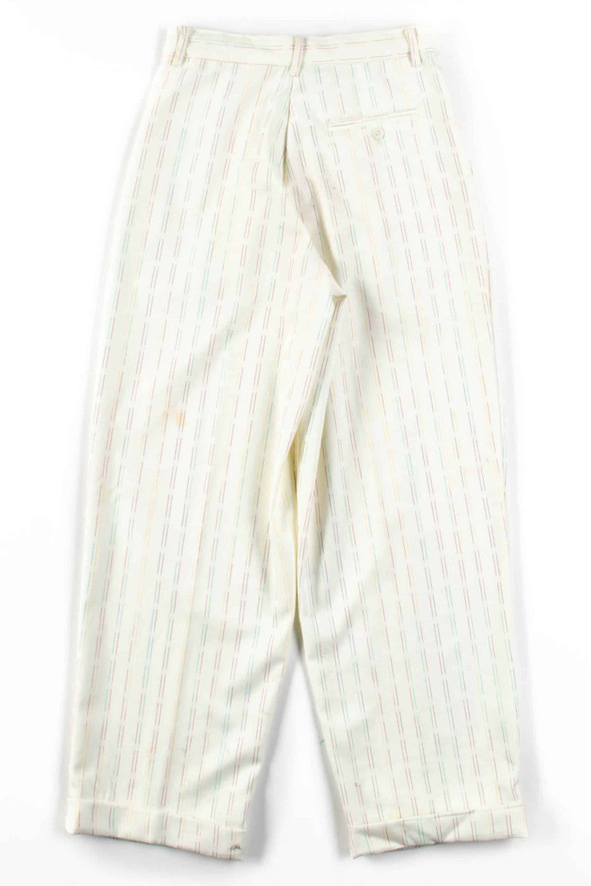 Multicolor Dash Striped Pants (sz. 16 Reg.)
