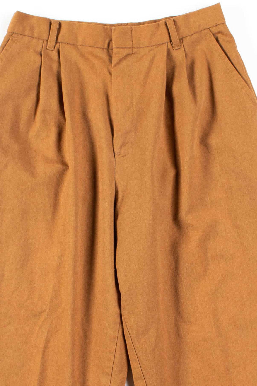 Khaki Pleated Pants (sz. 10 Petite)