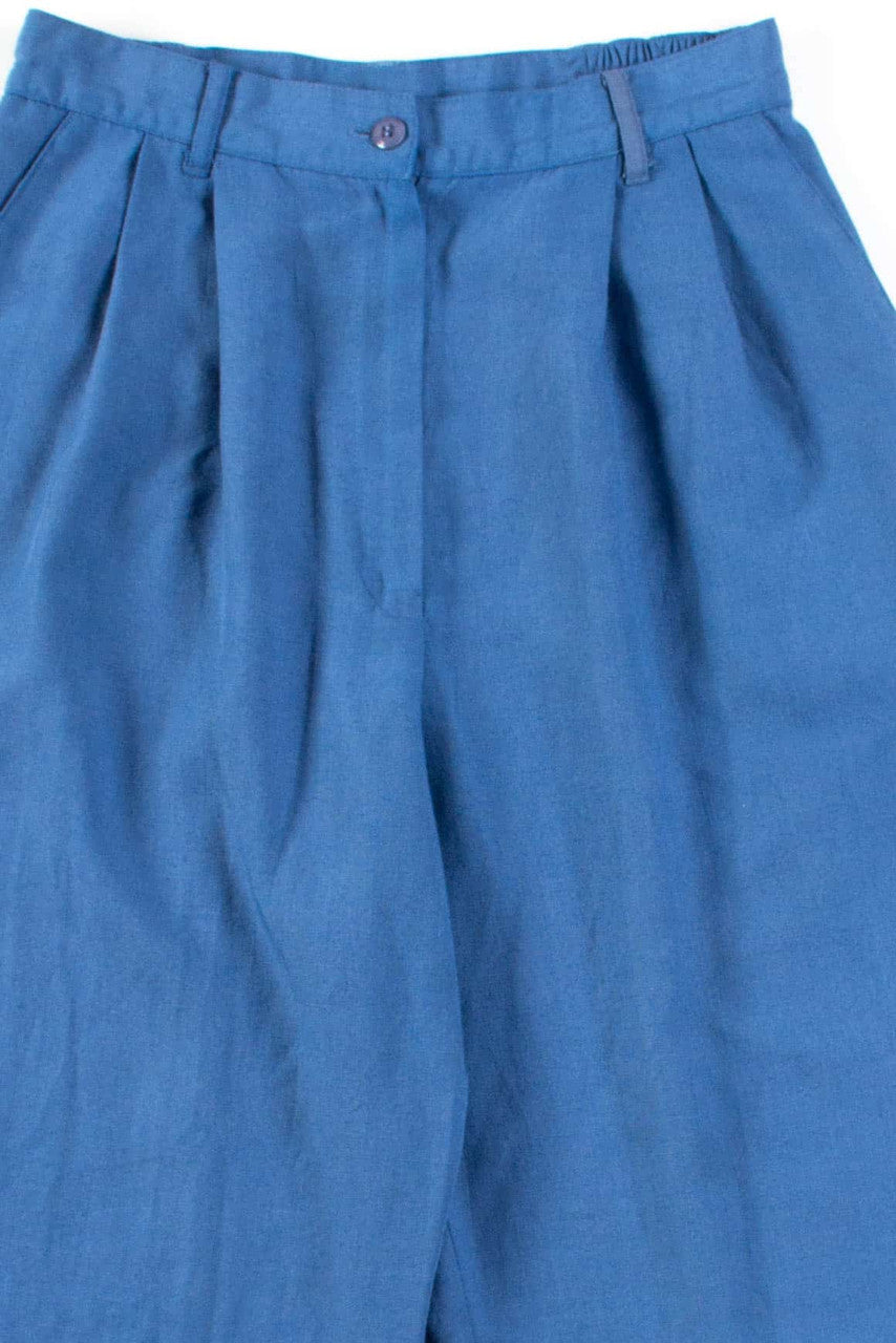 Blue Pleated Pants (sz. 10)