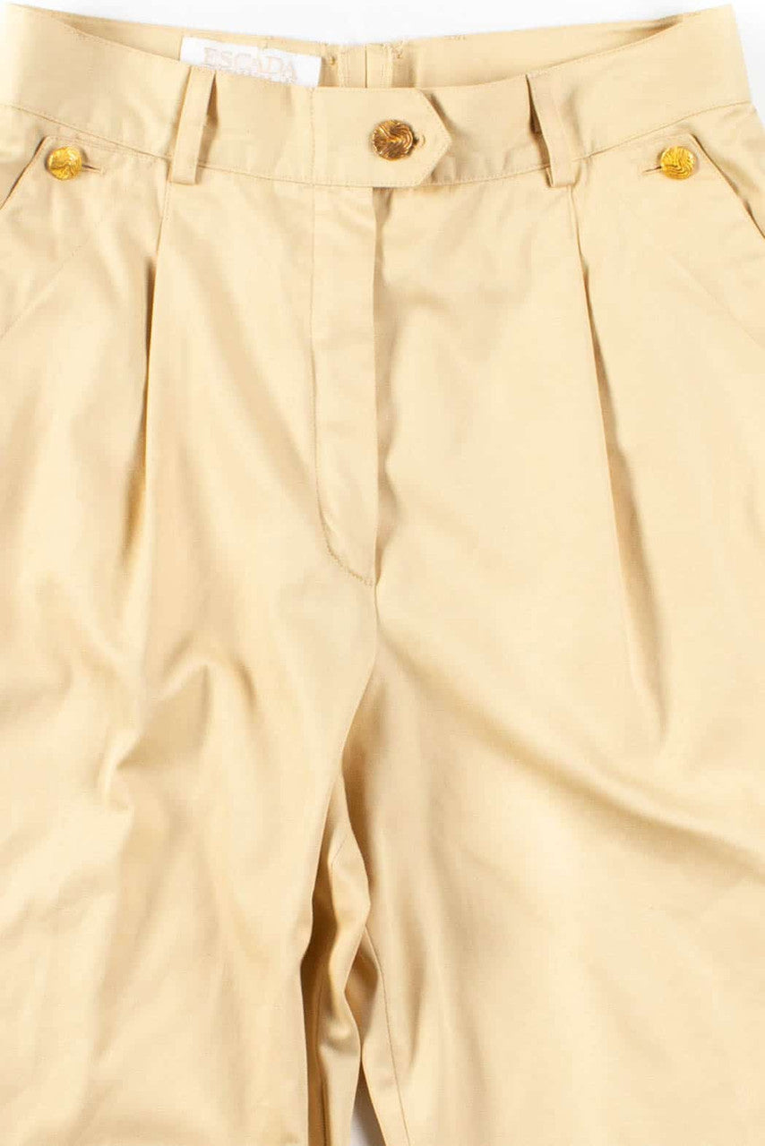Beige Escada High Waisted Pants (sz. 38)