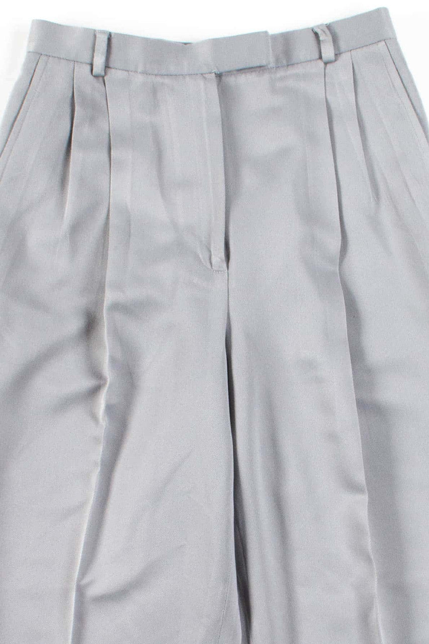 Grey Pleated Pants (sz. 8)