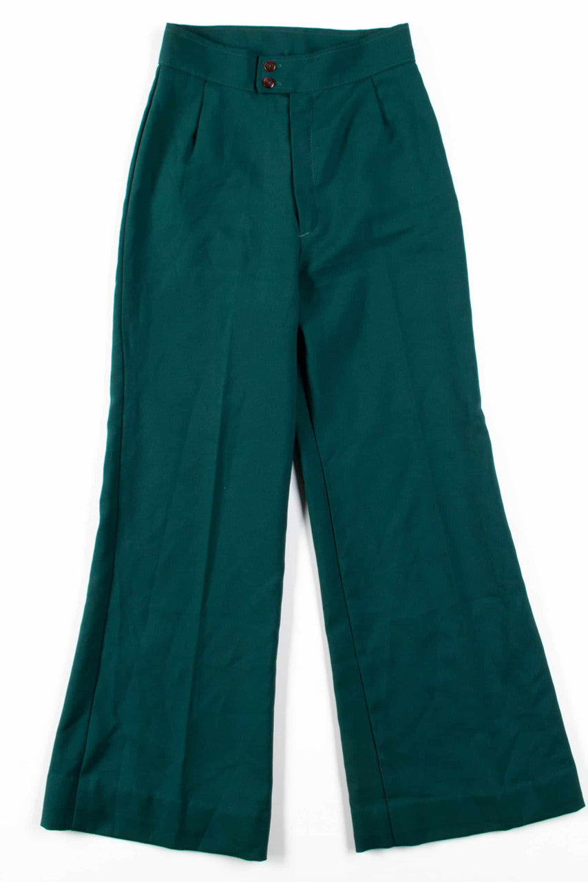 Dark Green Flared Pants (sz. 10)