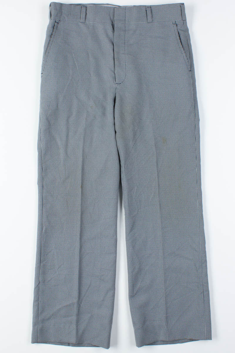 Navy Puppytooth Pants