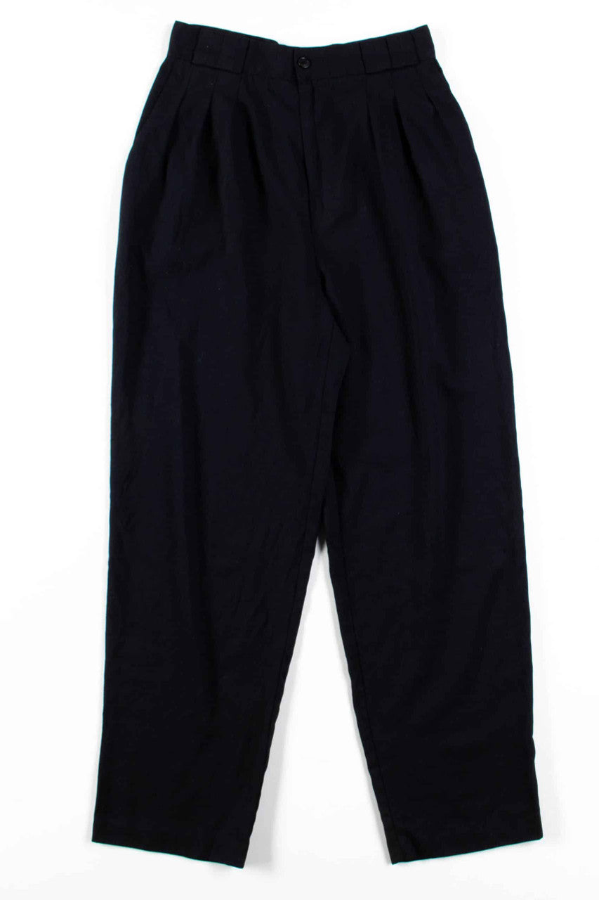 Black Pleated Pants (sz. 10)
