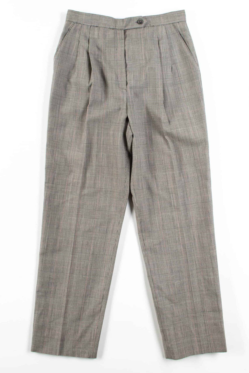 Grey Check Pants