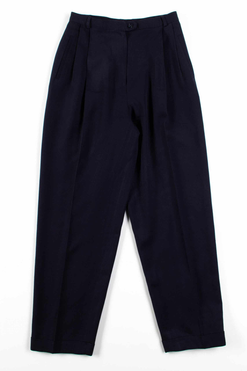 Black Pleated Pants (sz. 8) 2
