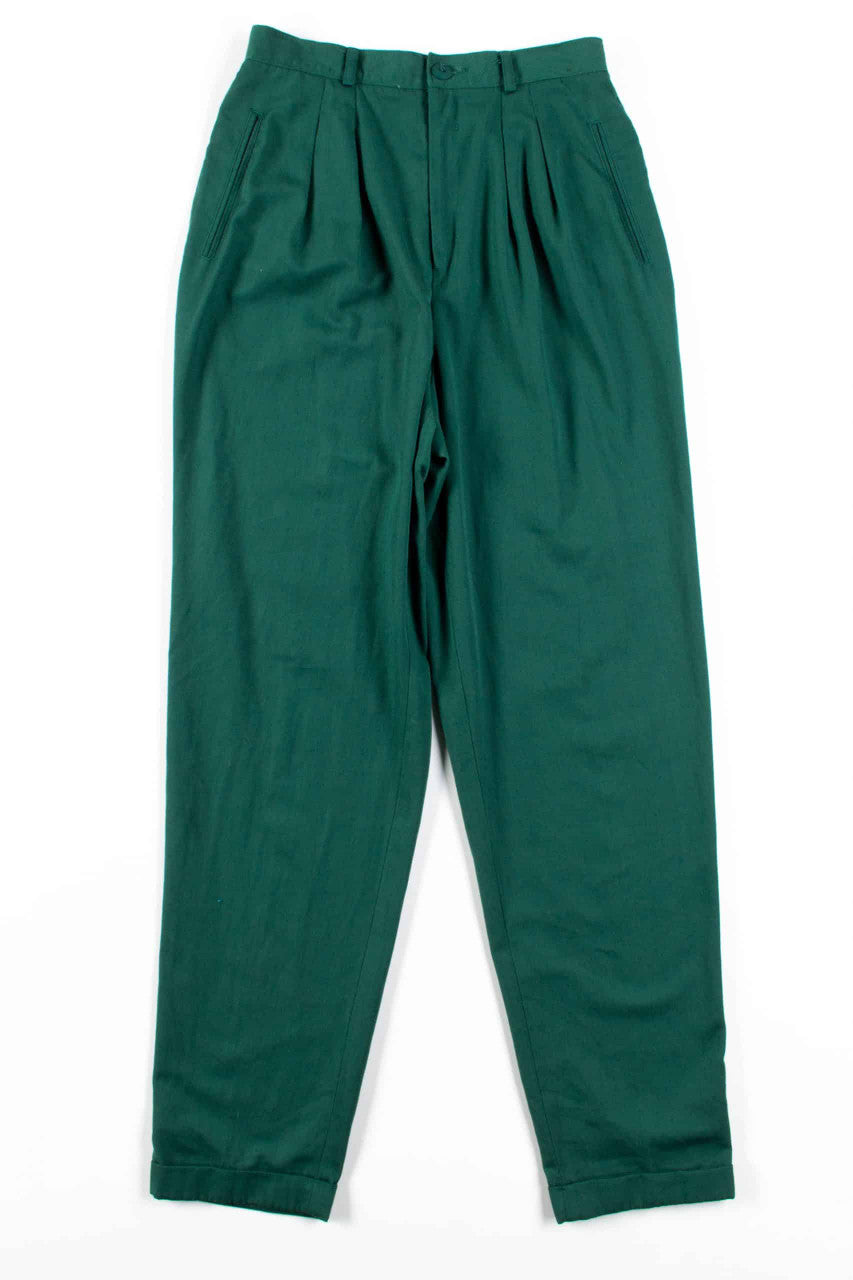 Forest Green High Waisted Pants (sz. 10)