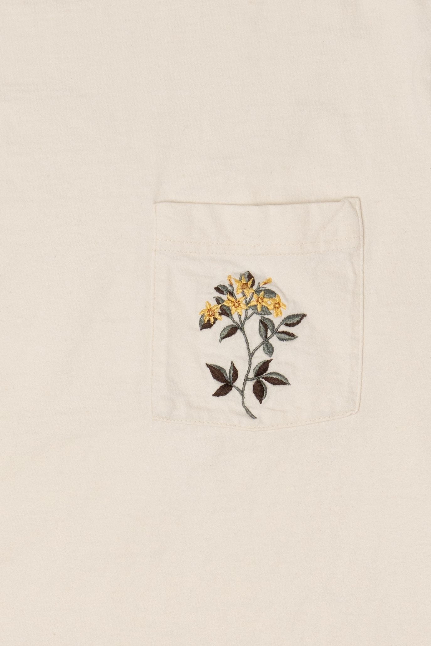 Vintage Embroidered Flower L.L. Bean Pocket T-Shirt (1990s)