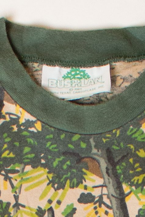 Vintage Bushlan Long Camouflage Pocket T-Shirt (1990s)