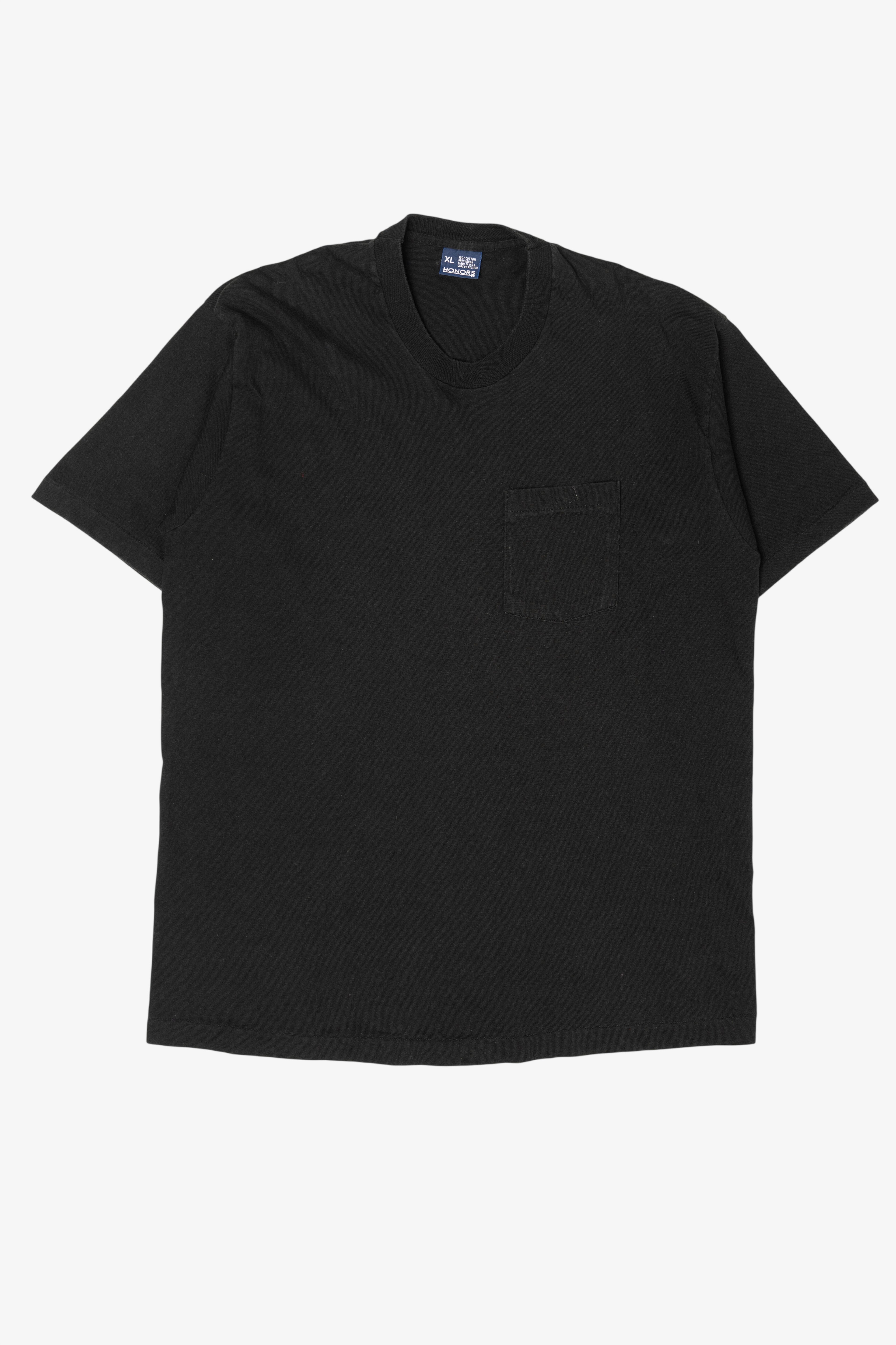 Vintage Black Honors Pocket T-Shirt (1990s)