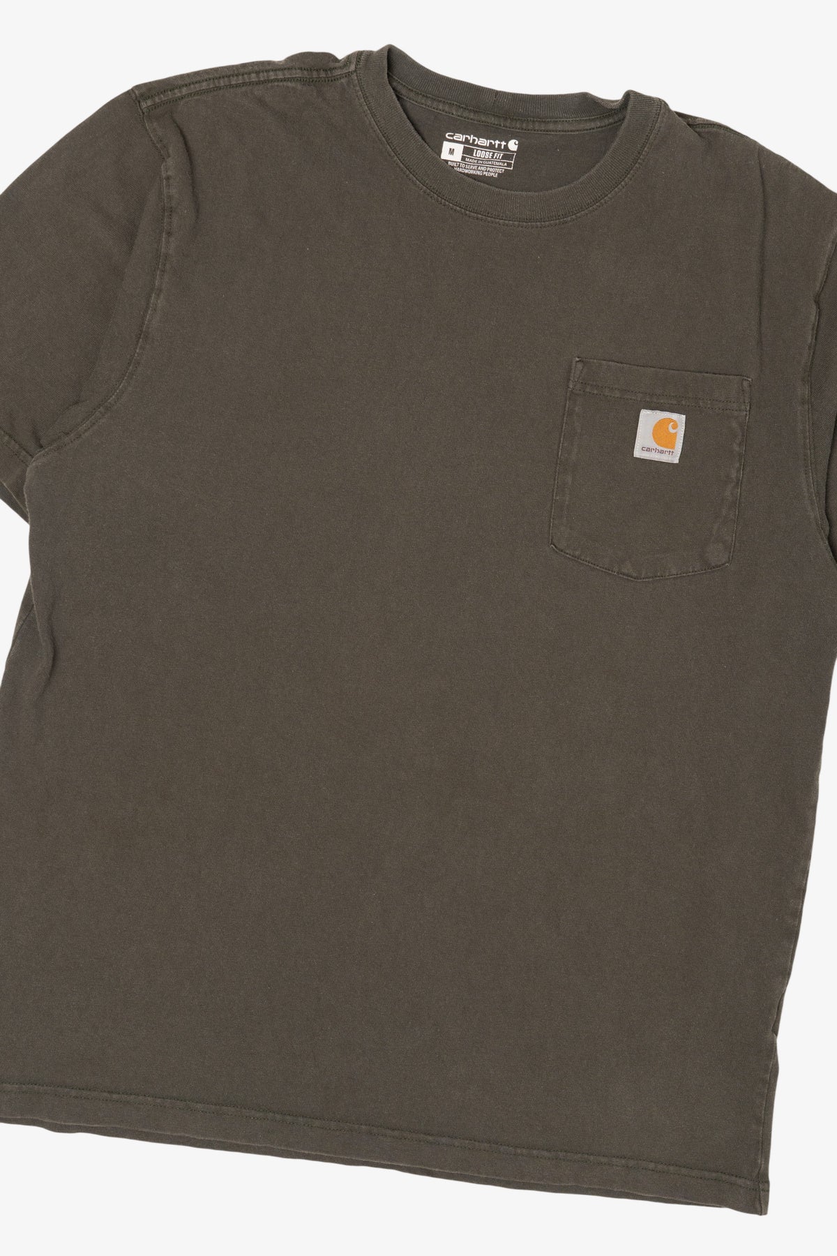 Army Green Carhartt Pocket T-Shirt (2020s)