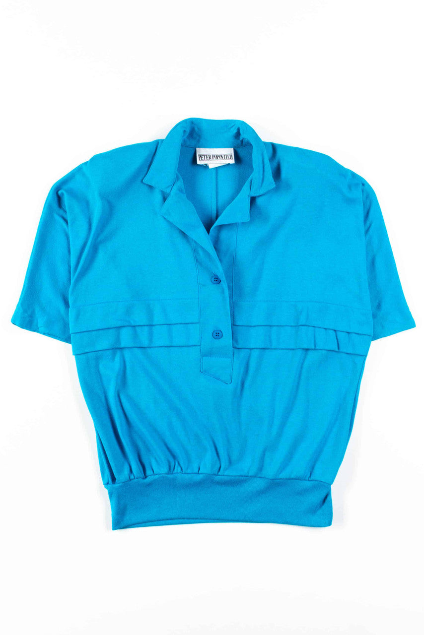 Blue Vintage Polo Shirt
