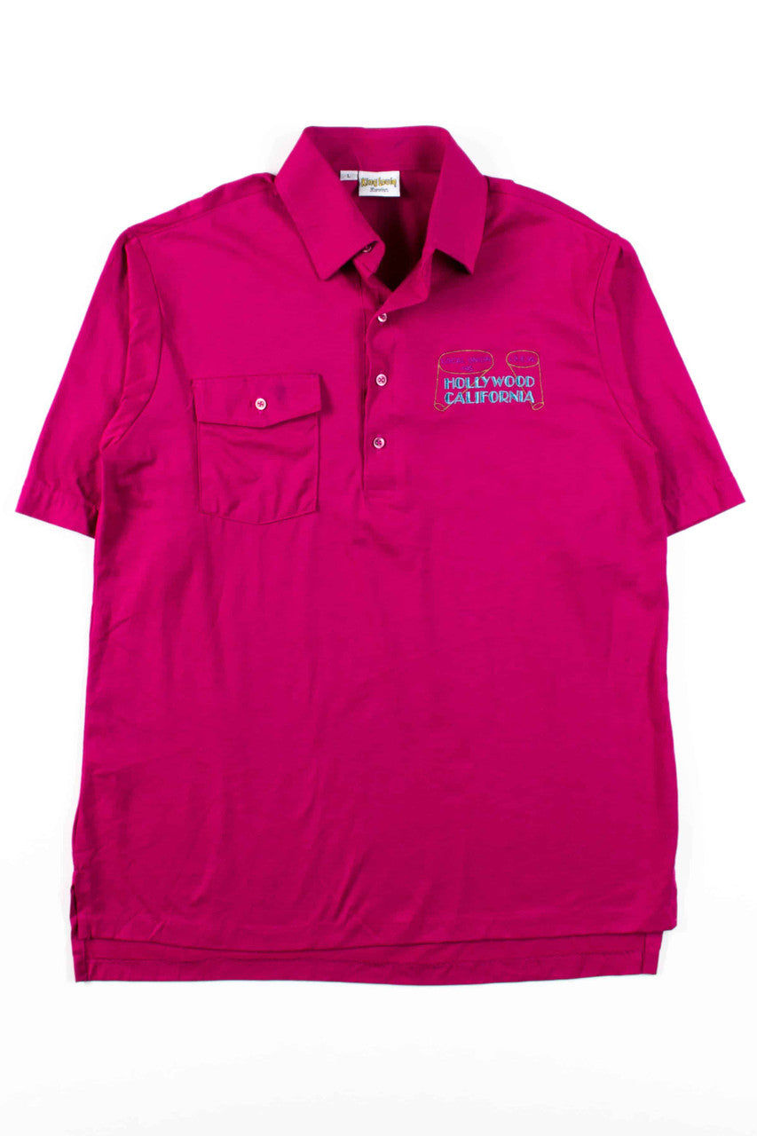 Vintage Hollywood California Polo Shirt