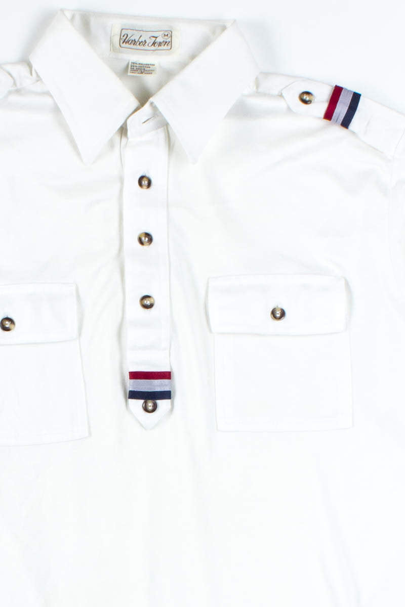 White Marine Polo Shirt
