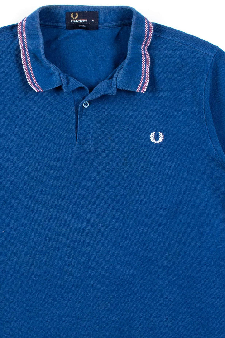 Blue & Red Fred Perry Polo Shirt 1
