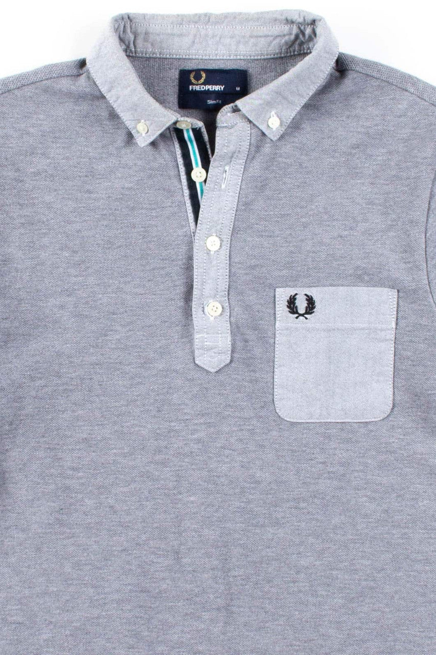 Grey Slim Fit Polo Shirt