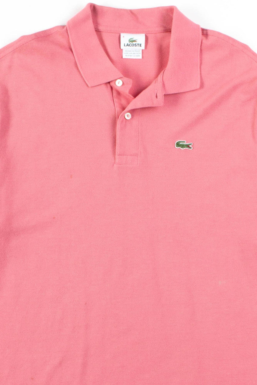 Pink Lacoste Polo Shirt 2