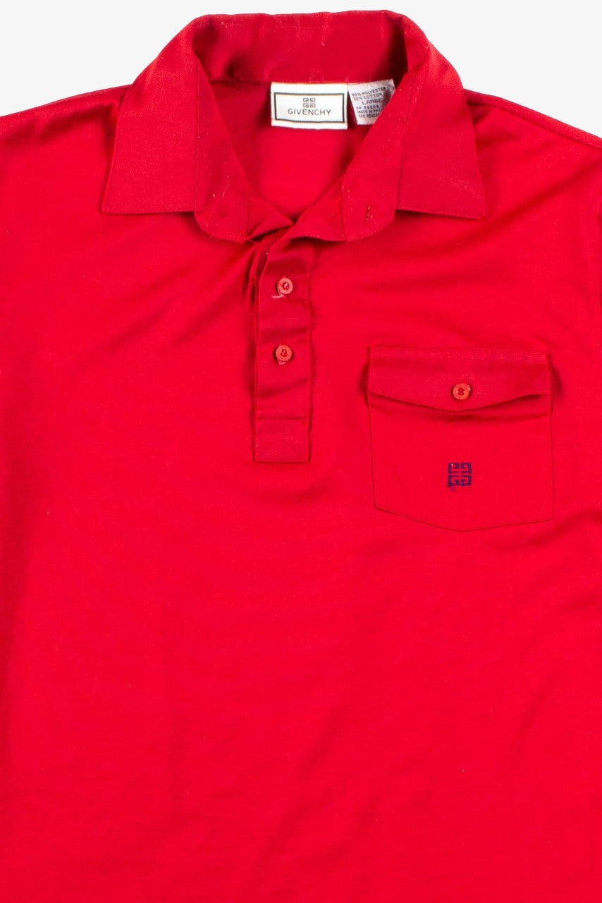 Red Givenchy Polo Shirt