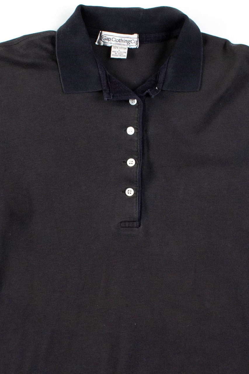 Black Vintage Gap Polo Shirt