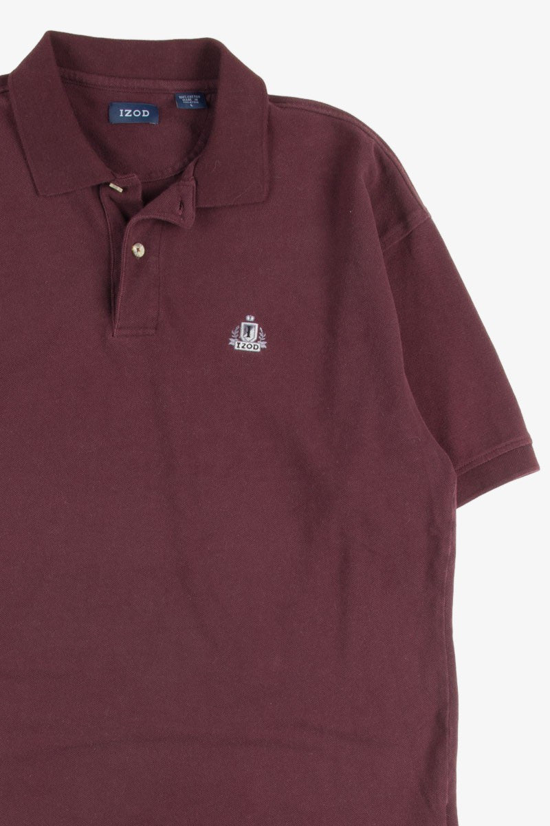 Burgundy Izod Polo Shirt