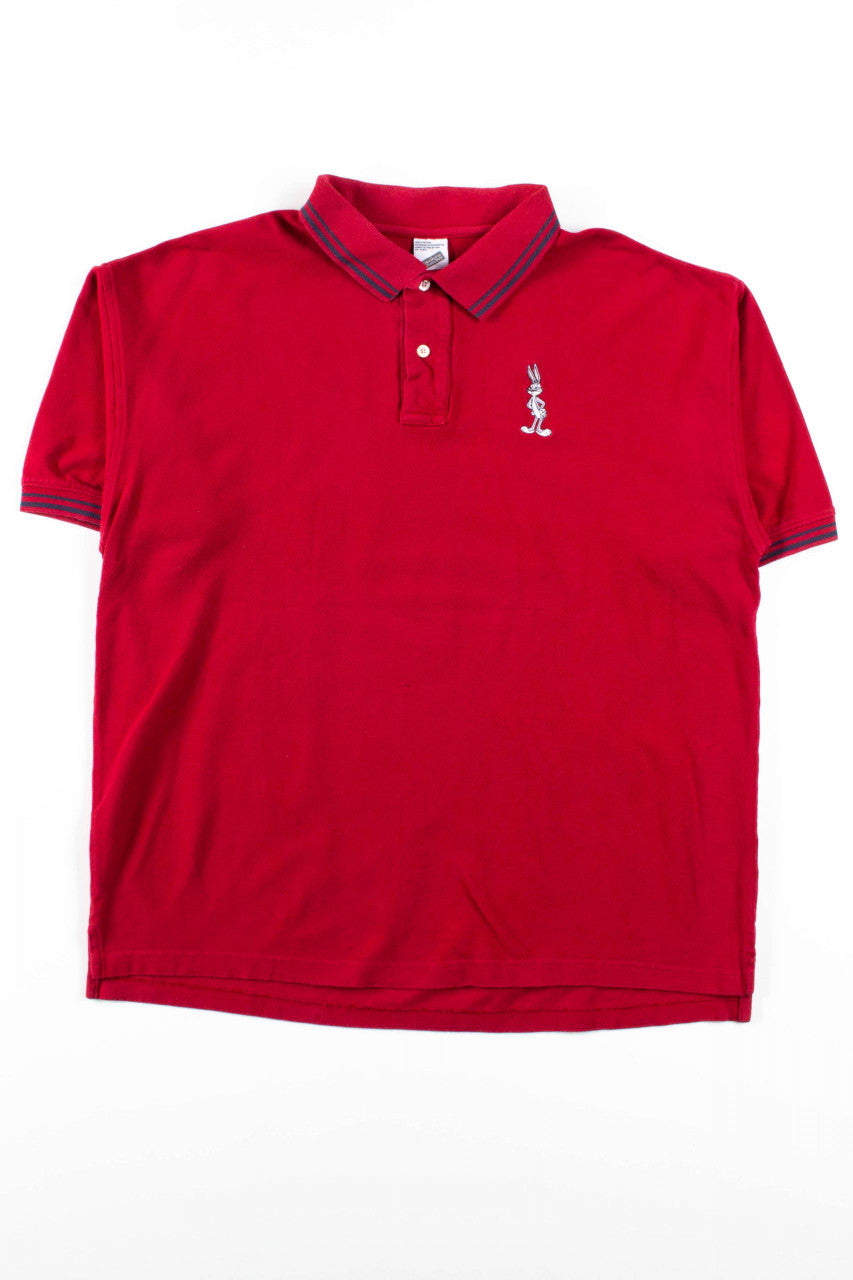 Red Bugs Bunny Polo Shirt