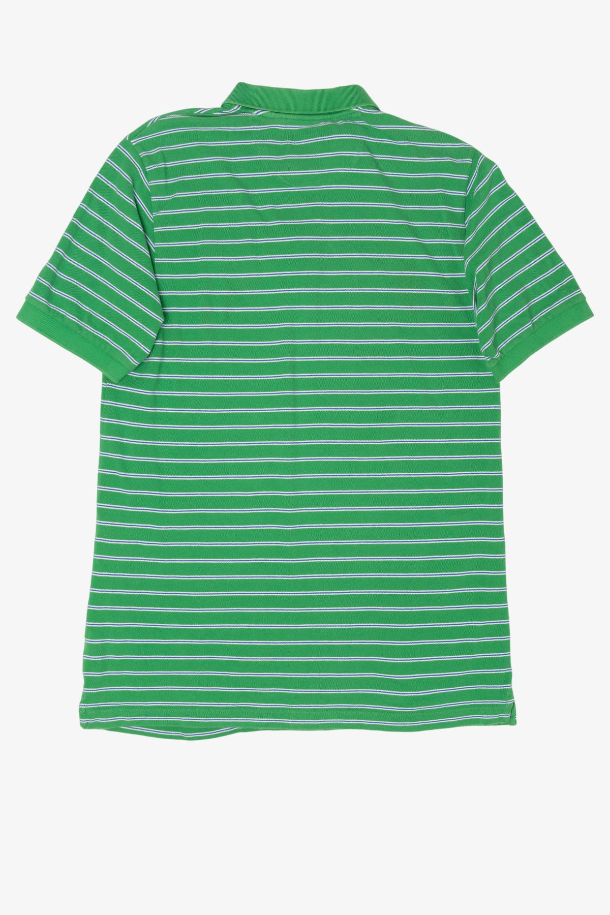 Vintage Green Striped Chaps Polo Shirt (2000s)