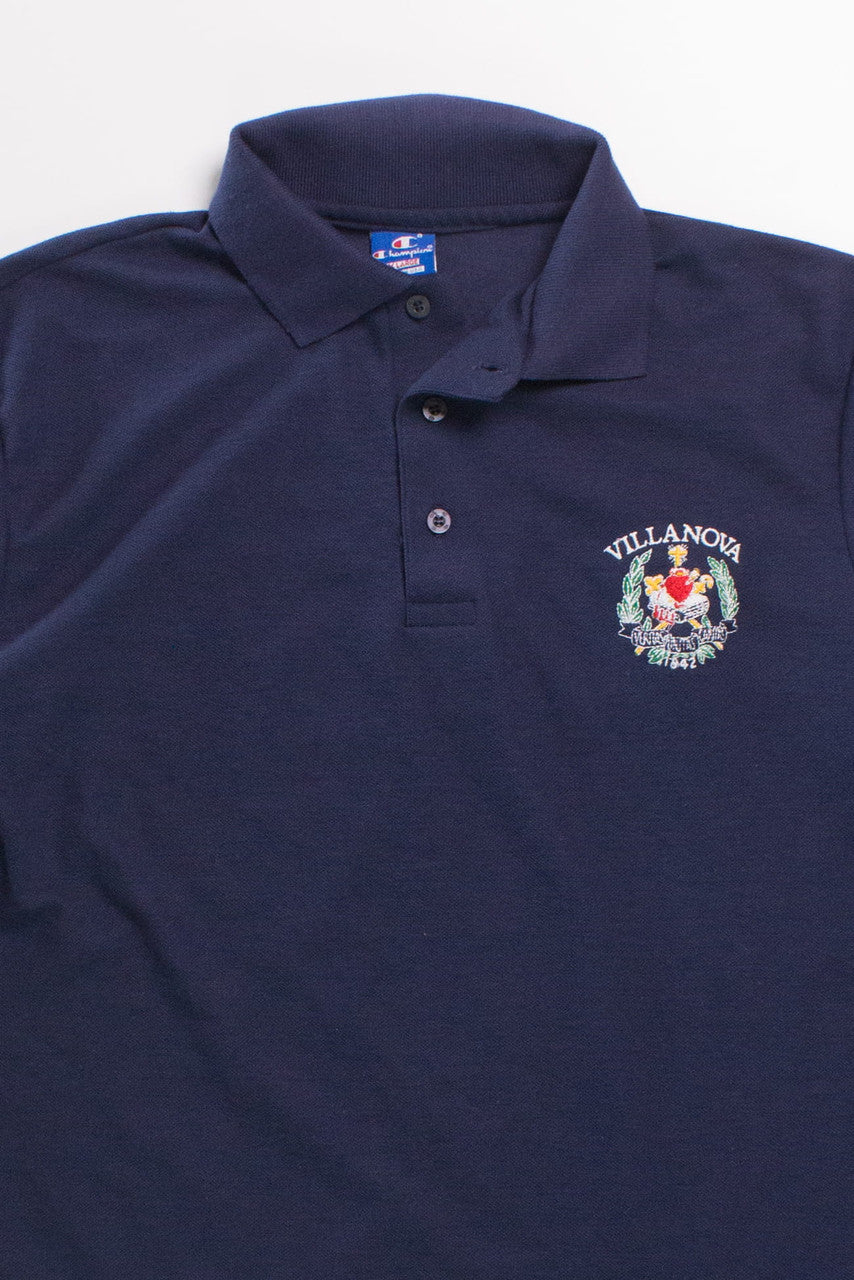 Vintage Navy Blue Champion Single Stitch Polo Shirt