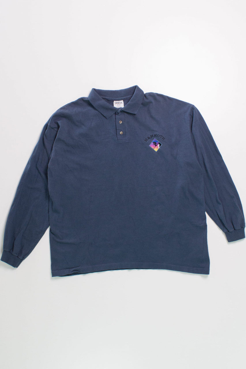 Vintage SanSegal Mammoth Long Sleeve Polo