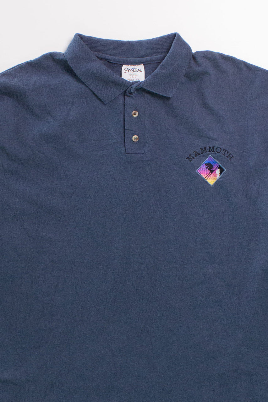 Vintage SanSegal Mammoth Long Sleeve Polo