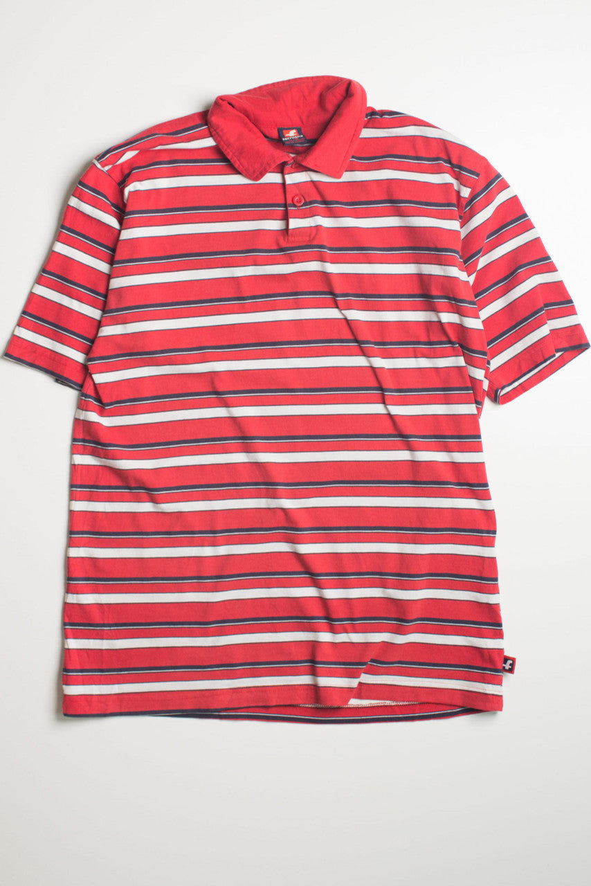 Vintage Striped Ferrucne Polo Shirt