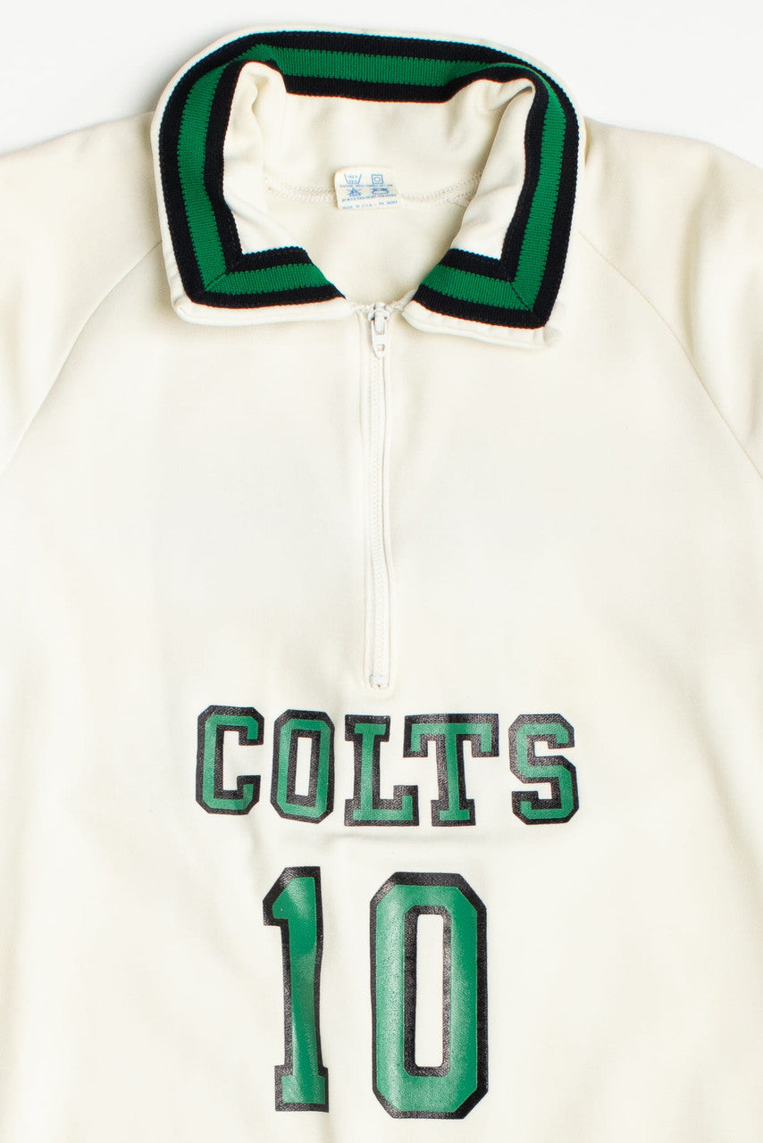 Quarter Zip Colts Polo Shirt